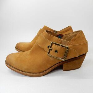 Sofft AQUA Söfft Alvie Comfort Bootie Shooties Size 8 Tan Leather NEW $149